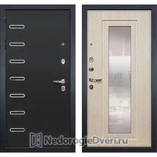 Металлическая Дверь Лекс Витязь (№23 Беленый Дуб С Зеркалом)