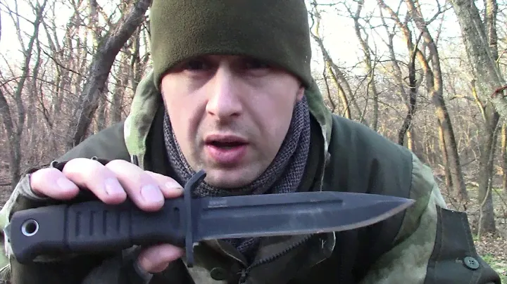 Витязь  Т    боевой нож от пп Кизляр   Выживание   Тест №33