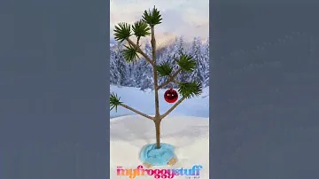 DIY Mini Charlie Brown Christmas Tree 🎄 | Quick Craft