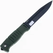Нож КИЗЛЯР ВИТЯЗЬ черный, рукоять эластрон 03224