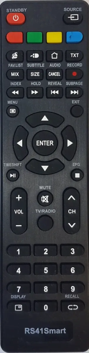 Пульт ДУ к Витязь (VITYAZ), Novex RS41C0-HOME (RS41Smart) ic SMART TV ASANO/ERISSON/HI/ECON/KRAFT/LU