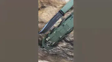 Нож "Колыма" цвета хаки в ножнах моли