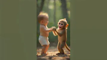 😍 Piu Piu Piu Monkey Dance WhatsApp status🎄🎉❤️| #monkey #santa #animaldance #fun #entertainment